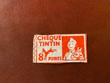 POINT CHÈQUE TIMBRE TINTIN