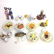 Manchu Han Imperial Feast Chinese Cuisine Miniature 13pcs Full Set Kaiyodo Japan