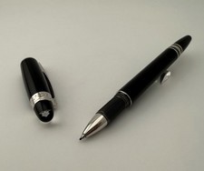 Stylo roller Montblanc Starwalker noir platine