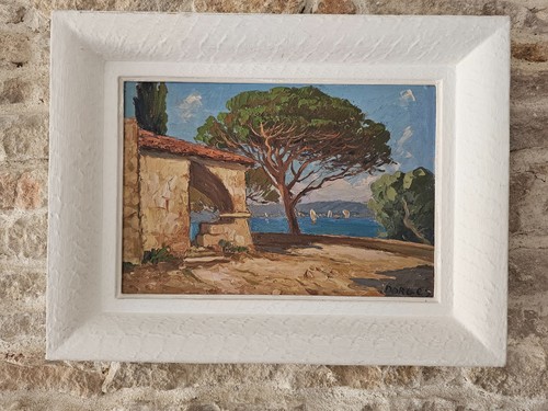 Tableau huile sur panneau - huile,