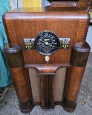 Zenith Art-Deco 7s363 Console Tube Radio (1939)  ☆All Original ☆