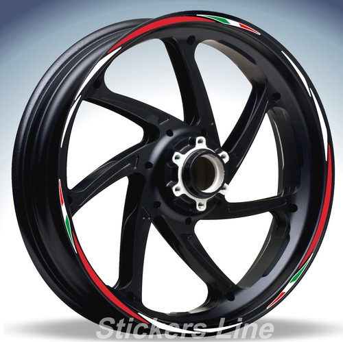 Autocollants roues moto bandes - roues,