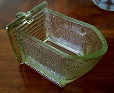 ANCIEN PETIT TIROIR EN VERRE POUR MEUBLE MADO ou MEUBLE A ÉPICES n°2