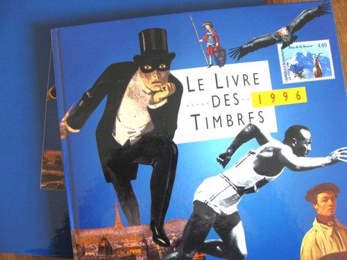 Livre des timbres - des, france