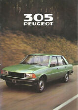 CATALOGUE PROSPECTUS - PEUGEOT 305
