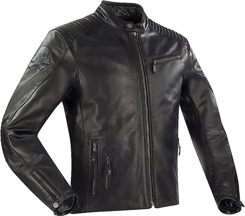 Veste cuir moto segura - en, de