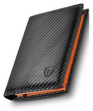 Portefeuille Porte Monnaie Homme Cuir Véritable Blocage RFID/NFC 13 Porte carte