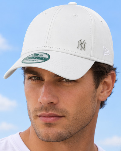 Casquette baseball blanche - de,