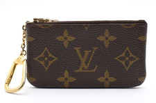 LOUIS VUITTON [Rank A] Monogram Pochette Cles Coin Case Purse LV M62650 Auth
