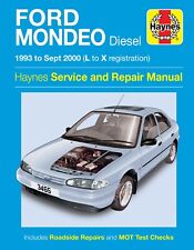 Ford Mondeo Diesel Owners Workshop Manual 1993 - 2000 Service & Repair