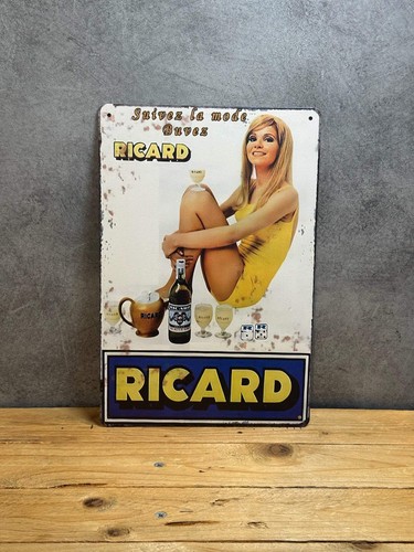 Plaque métal ricard 512 - ricard,