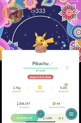 Shiny pikachu saree costume - saree,