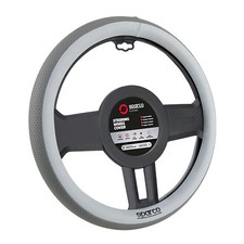 COUVRE VOLANT GRIS/BLEU SPARCO