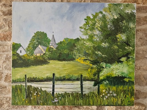 Tableau huile sur - sur, toile