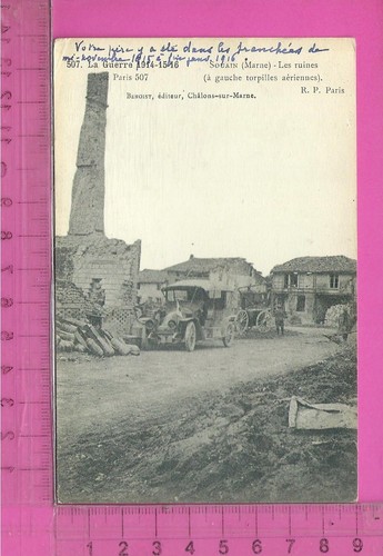 Cpa souain guerre 14 - cpa, 51