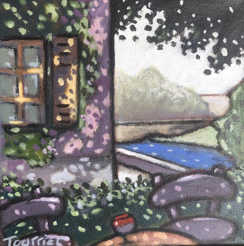 Tableau vue sur - canal, du