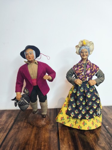 Couple santons habillés - couple,