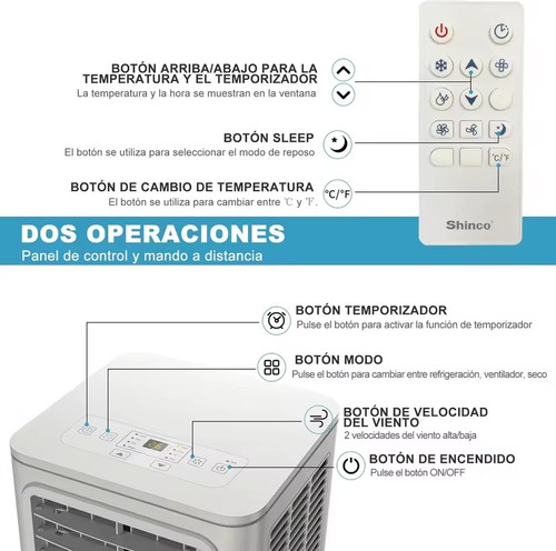 Climatiseur portable shinco - climatiseur,