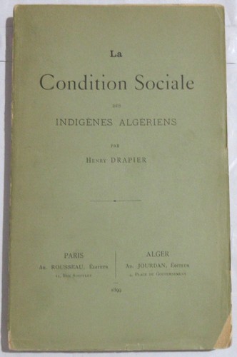 Drapier condition sociale - h,