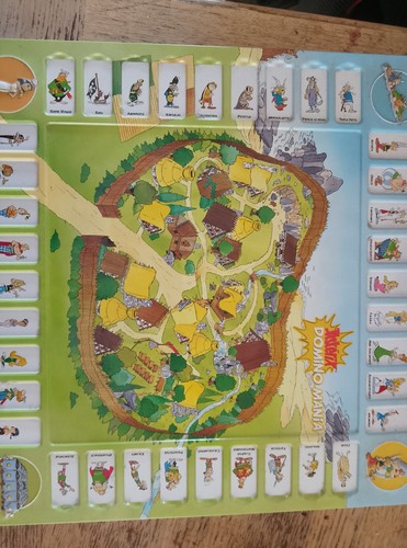 Plateau jeu domino asterix - jeu,