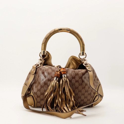 Sac gucci indy hobo dore - gucci,