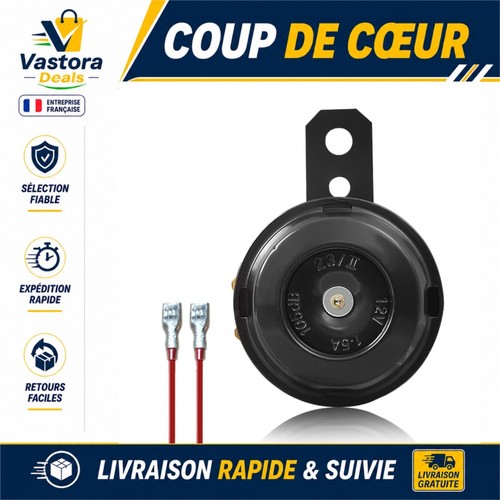 Avertisseur klaxon 12v - avertisseur,