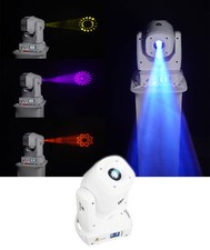 Rockville ROCK SPOT 260W White Moving Head Wireless DMX DJ Spot/Prism/Gobo Light