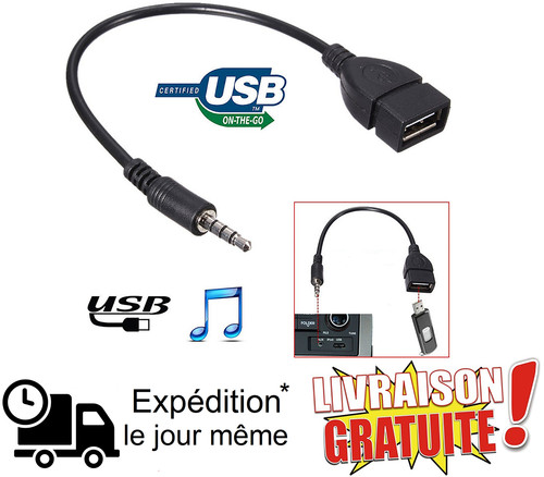 Adaptateur otg usb jack - adaptateur,