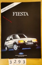 FORD FIESTA C FESTIVAL SUPER FUN CL SPORT GHIA XR2 Prospectus Fr 2/1987 30 pages
