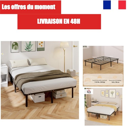Homcom cadre lit - de,