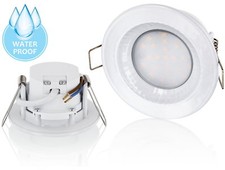 LED 5W spot recessed 230V IP54 die cast warm white I outdoor recessed light
