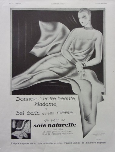 Superbe publicité soie - publicitÉ ,  