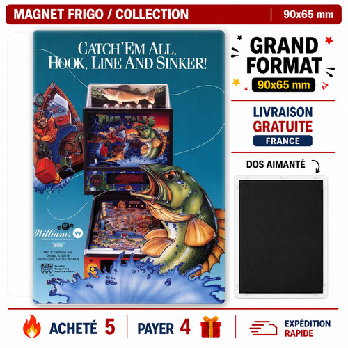 Magnet frigo flipper fish - flipper,