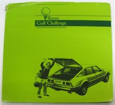 ROVER Golf Challenge Car Dealers Publicity Piece + Sales Brochure LF c1980