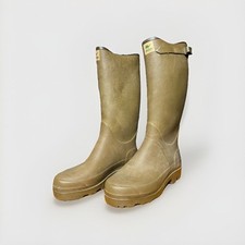 Le Chameau Chasseur Blue Neoprene Lined Men’s Olive Green Boot Size 10