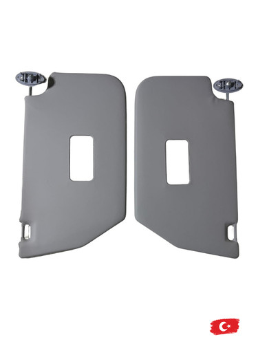 Set sun visors for - of,