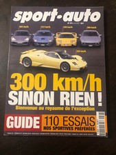 SPORT AUTO N°473 JAGUAR X-YPE 3.0 V6 SPORT / PAGANI ZONDA C12S /FIAT DINO SPIDER