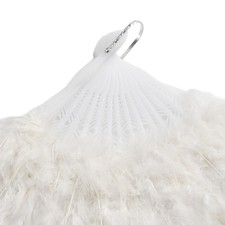 Éventail à plumes éventail