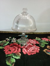 compote maker, bell cup in worked glass, vintage