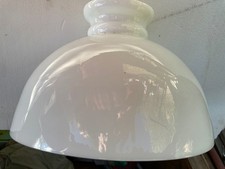 ANCIEN GLOBE OPALINE BLANCHE