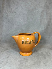 RARE Ricard Brown Ceramic Pitcher Made in France 1970s