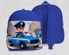 Sac à dos enfant Police personnalisé avec prénom