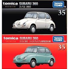 Two Subaru 360s