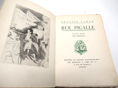 Francis carco rue pigalle 1928 - francis,