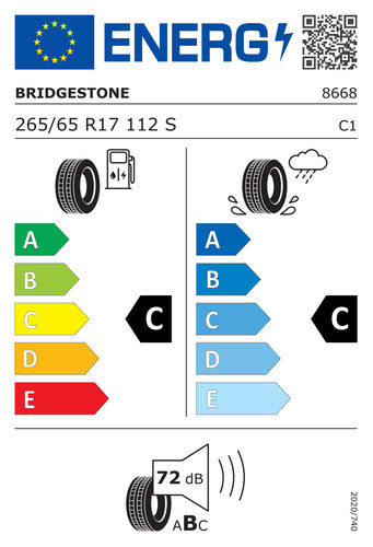 Bridgestone dueler 693 iii - bridgestone,