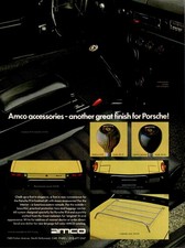 1971 Porsche 914 Mid-Engine Coupe photo AMCO Accessories vintage print ad