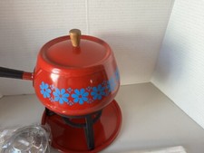 fondue set vintage