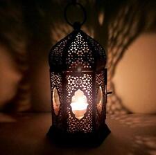 Laiton Marocain Lanterne Lampe Bougeoir Photophore