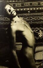 Jerri Bram Photo c.1970 - Nude Male Hookah Male - Gold Turn Curiosa