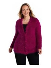 New Fuchsia Mohair Wool Blend